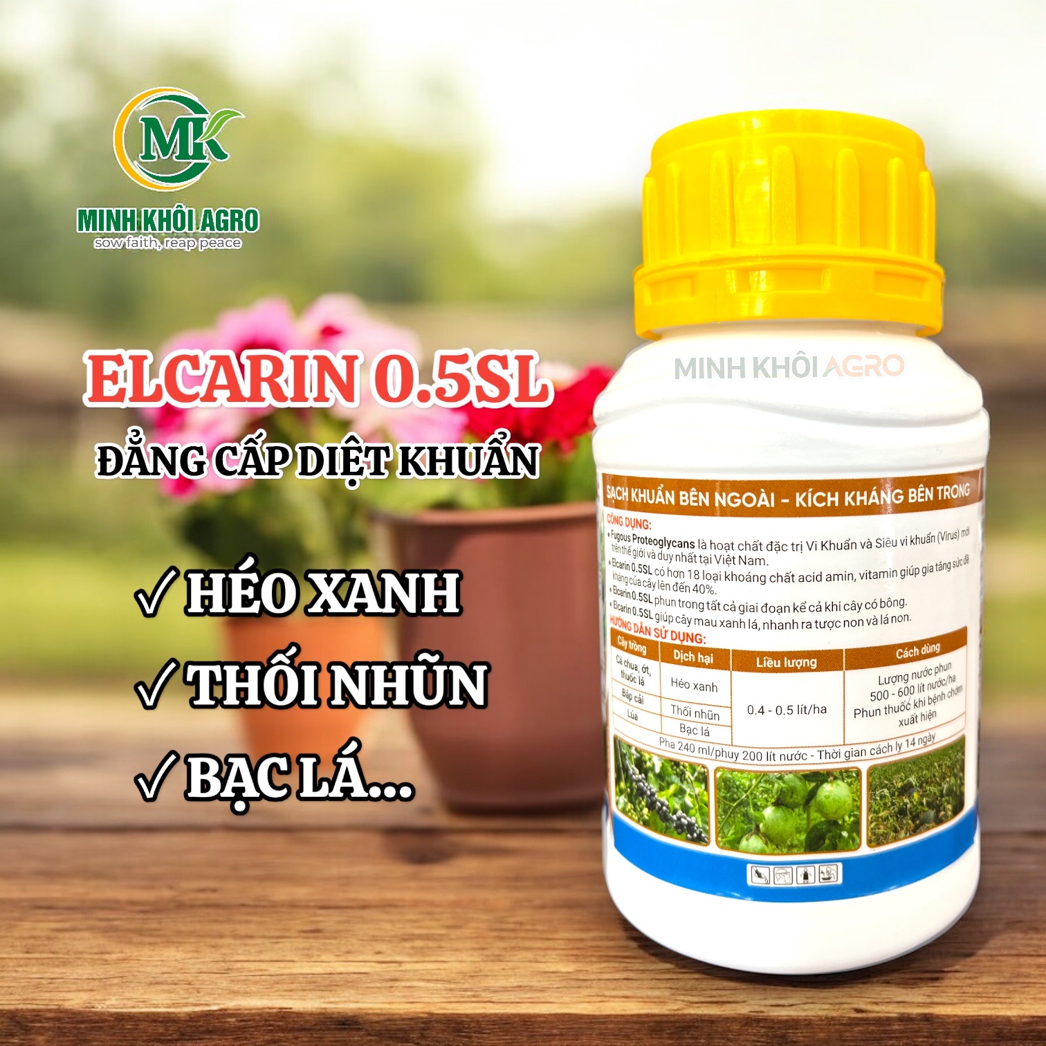 Thuốc trừ bệnh ELCARIN 0.5SL - Chai 240ml